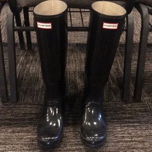 Hunter original gloss rain boots